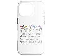 God Amen Agree God Move God with Christian Saying God Quote Custodia per iPhone 16 Pro