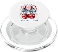 God Bless America 1776 Terra che amo Backprint PopSockets PopGrip per MagSafe