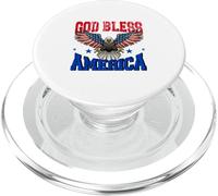 God Bless America American US Eagle Flag 4 luglio patriottica PopSockets PopGrip per MagSafe