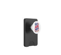 God Bless America Patriotic USA Bandiera cristiana 4 luglio PopSockets PopWallet per MagSafe