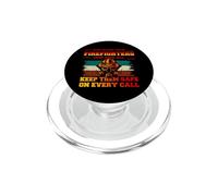 God Bless Your Firefighters Proud Firefighter For Dad Men PopSockets PopGrip per MagSafe