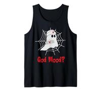God Blood ? Ghost Nurse Funny Halloween Costume Canotta