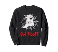 God Blood ? Ghost Nurse Funny Halloween Costume Felpa