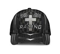 God Christ Racing Iron Flag Uomo Donna Berretto Sportivo Moda Cappello da Baseball Regolabile Snapback cap per Corsa Pesca Ciclismo