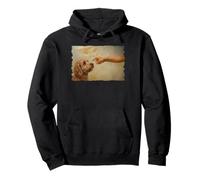 God Creates Labradoodle Dog Owner Felpa con Cappuccio