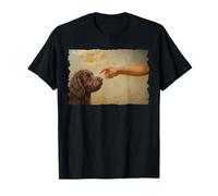 God Creates Labradoodle Dog Owner Maglietta