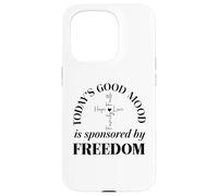 God Family Country Freedom Faith Freedom Family Love Cross Custodia per iPhone 15 Pro