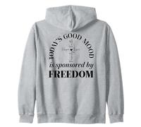 God Family Country Freedom Faith Freedom Family Love Cross Felpa con Cappuccio