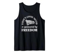 God Family Country Freedom Flag Faith Freedom Family Cross Canotta