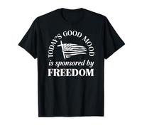 God Family Country Freedom Flag Faith Freedom Family Cross Maglietta