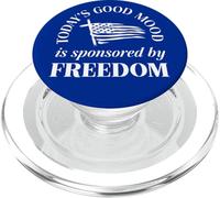 God Family Country Freedom Flag Faith Freedom Family Cross PopSockets PopGrip per MagSafe