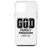 God Family Country In That Order Its All About Jesus Freedom Custodia per iPhone 12 mini