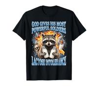 God Gives His Most Powerful Soldiers Lactose Intolerance Maglietta