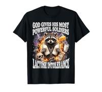 God Gives His Most Powerful Soldiers Lactose Intolerance Maglietta