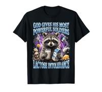 God Gives His Most Powerful Soldiers Lactose Intolerance Maglietta