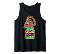 God Goals Grind Juneteenth Queen Black Melanin Sista Queens Canotta
