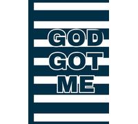 God Got Me: Christian Devotional Journal (Navy & White)
