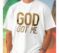 GOD GOT ME My peace Its joy T shirt uomo maglietta casual moda estiva comoda elegante sportiva regalo motivazionale novità offerta sconto ideale estate L,M,S,XL,XXL,XXXLRetroTessuto in maglia