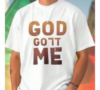 GOD GOT ME T shirt uomo moda casual manica corta stampa streetwear nuovo arrivo outfit quotidiano comoda idea regalo sporty fashion conveniente L,M,S,XL,XXL,XXXLRetroTessuto in maglia