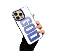God Has a Plan for You Phone Case Compatible with iPhone 17 -11Christian Religious Inspirational Bible Verse Case, Shockproof Soft TPU Protective Cover for Women Men (Blue,For iPhone 15ProMax)
