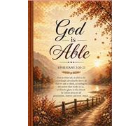 God is Able: Faith based blank notebook Christian gift