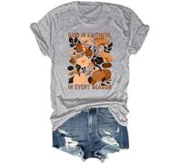 God is Faithful in Every Season Shirt, Grigio, 3XL