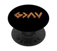 God is Faithful More Than Highs and Lows Honeycomb Version PopSockets PopGrip Adesivo