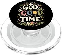 God Is Good All The Time Christian Faith Citazione Retro PopSockets PopGrip per MagSafe