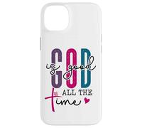 God is Good All the Time Sign Christian Sayings Bible Verse Custodia per iPhone 14 Plus