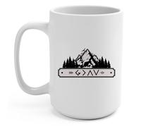 God Is Greater Than The Highs And Lows Tazze Ceramica Tazza Divertente Tazza Colazione Per Casa Cappuccino Cucina 330Ml