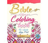 God Is in Control Bible Verse Coloring book for Adults Large Print (Tascabile)
