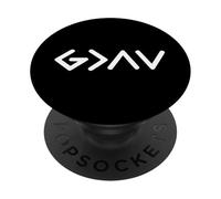 God is Merciful Than Our Highs and Lows Christian Men Women PopSockets PopGrip Adesivo