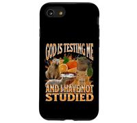 God Is Testing Me Divertente Capybara Meme Bootleg Y2K Graphic Custodia per iPhone SE (2020) / 7 / 8