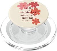 God is Within Her Psalms 46:5 Christian Yellow Bible Verse PopSockets PopGrip per MagSafe
