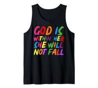 God is Within Her She Will Not Fall Shirt Canotta
