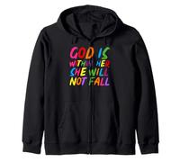 God is Within Her She Will Not Fall Shirt Felpa con Cappuccio