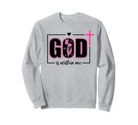 God is Within Me Will I Not Fall Pink Psalm 46:5 Bible Verse Felpa