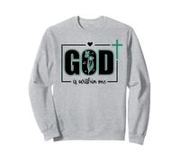 God is Within Me Will I Not Fall Psalm 46:5 Bible Verse Sage Felpa