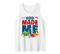 God Made Me - Christian Faith Kids Dinosaur Creation Canotta