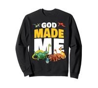 God Made Me - Christian Faith Kids Dinosaur Creation Felpa
