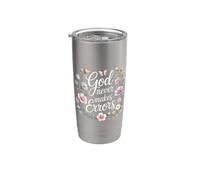 God Never Makes Errors Credente della lode divina Bicchiere termico in acciaio inox doppia parete