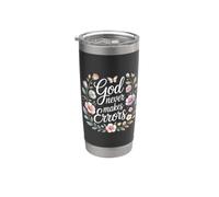 God Never Makes Errors Credente della lode divina Bicchiere termico in acciaio inox doppia parete