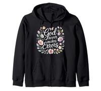 God Never Makes Errors Credente della lode Divina Felpa con Cappuccio