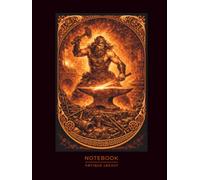 God of Fire & Forge Notebook - Greek Mythology Art: Classical Blacksmith & Creation Illustration | Symbol of Craftsmanship, Strength and Creative Power for Writers & Artists