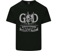 God Of Thunder Gym Training Top Vikings Uomo Cotone T-Shirt Tee Top
