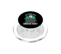 God Once Said God Created The Siberian Husky Funny Dog Lover PopSockets PopGrip per MagSafe
