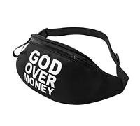 God Over Money da viaggio regolabile per uomo e donna da corsa all'aperto