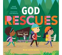 Jared Kennedy God Rescues (Libro di cartone) Beginner's Gospel Story Book