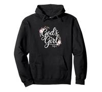 God’s Girl Christian Faith for Women Inspirational Religious Felpa con Cappuccio