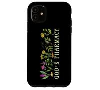 God’s Pharmacy Healing Herbs Row Gardening Meme Custodia per iPhone 11